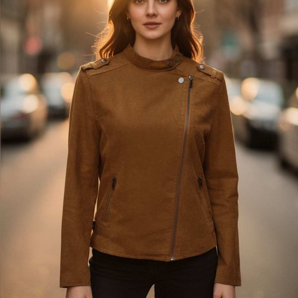 Staccato Women's Brown faux suede Jacket